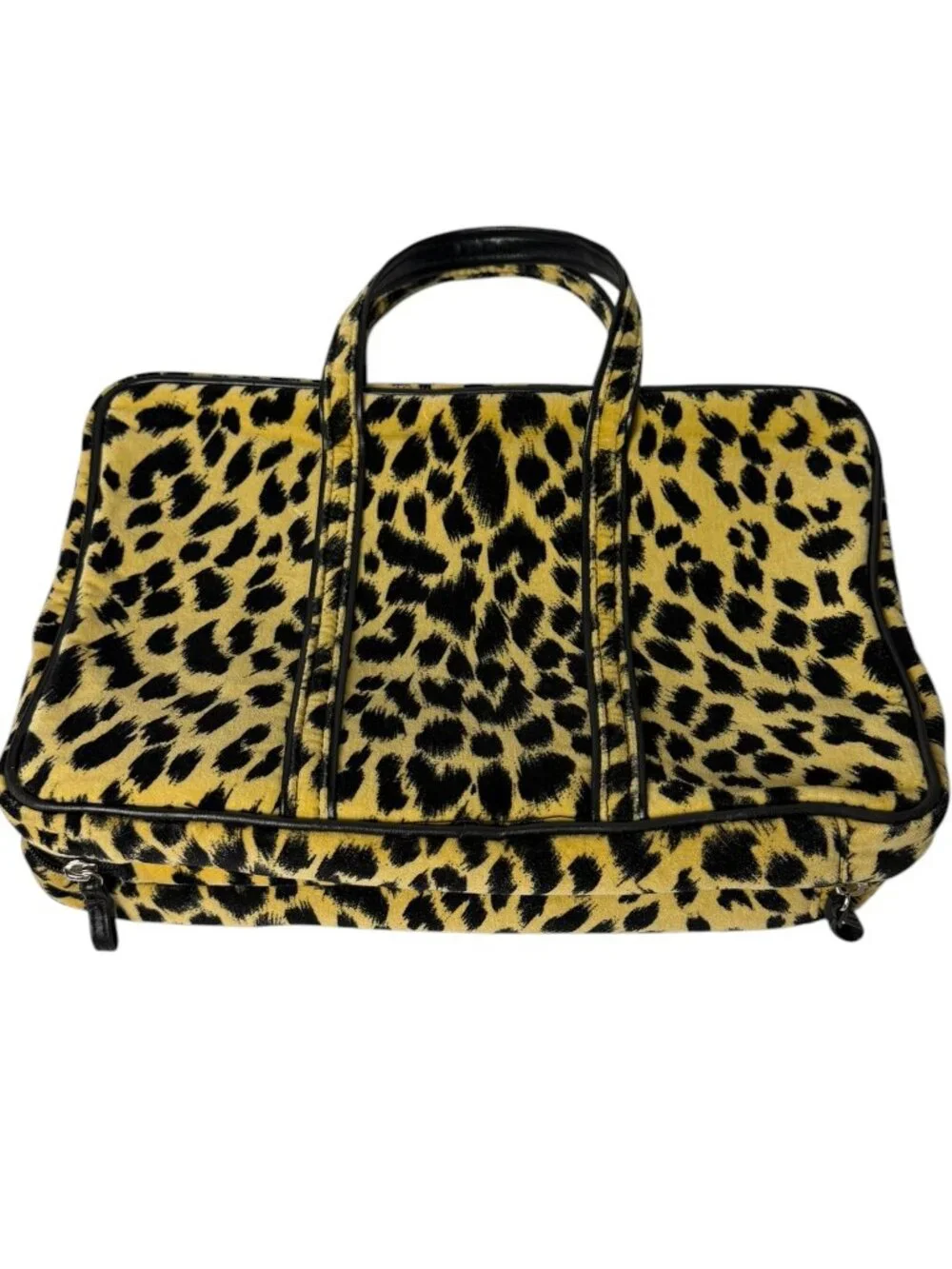 Leopard Print Hanging Travel Toiletry Cosmetic Organizer Bag